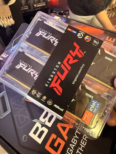 Fury kingstone ram kit 32 gb ddr 5 6000 cl30 rgb