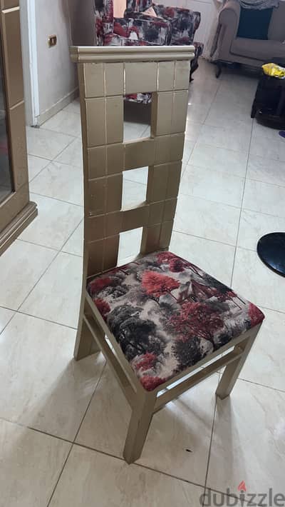 سفره 6 كراسي للبيع استعمال خفيف