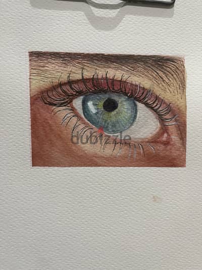 رسم عيون