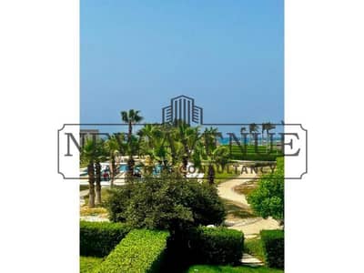 Fully furnished Twin house Direct sea view with air conditioning in Amwaj Sidi Abdelrahman , North Coast