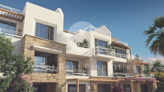 دوبلكس 3 غرف في الجونة اقل مقدم واطلالة مميزة + ناني + جاردن خاص | تشطيب كامل مع المطبخ والتكييفات | فيو لاجون مباشر l مقدم 5%