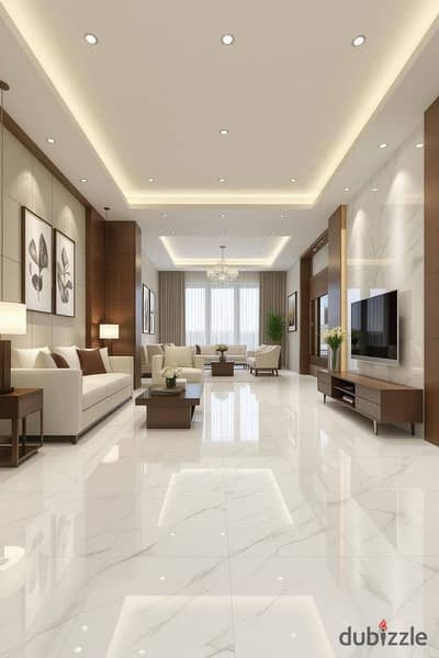 Hurry and receive immediately fully finished apartment below its price with an open north-facing garden view in Al Maqsad Residence New Administrative