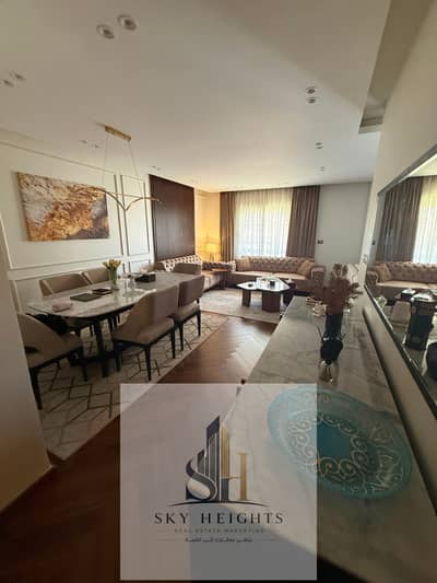 155m² apartment for sale, fully furnished and equipped with appliances, in Al Rehab.