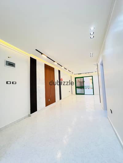 Apartment in Alexandria, Al-Agami, Al-Nakheil Beach, next to the Public Services Complex, high lux finishing, registered and complete with all facilities.