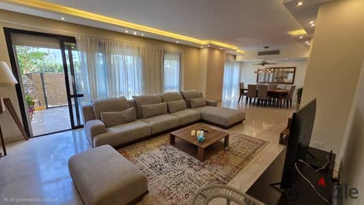 Fully furnished duplex for rent in Eastown - New Cairo