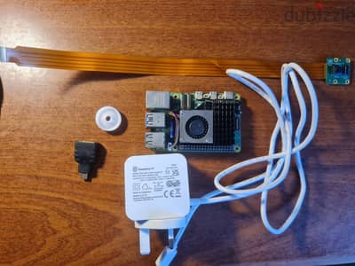 raspberry pi 5 4gb + cam v2 + power supply