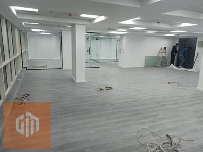 بافضل تشطيب مكتب اداري 330م متشطب بالكامل للايجار Business plus ب القاهره الجديده