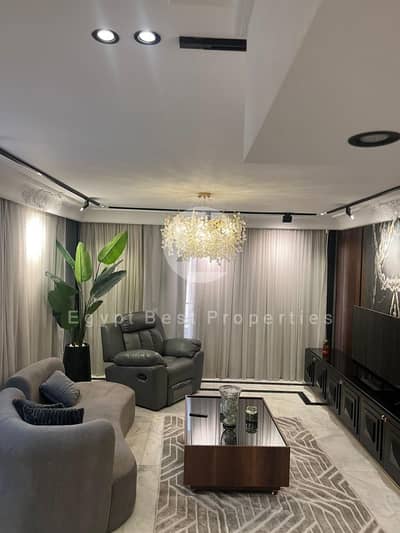 Fully furnished Open view apartment for rent in Azad compound 5th settlement New Cairo