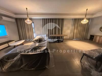 First use Fully furnished Open view overlooking club house 3 bedrooms apartment for rent in Sodic Eastown compound New Cairo