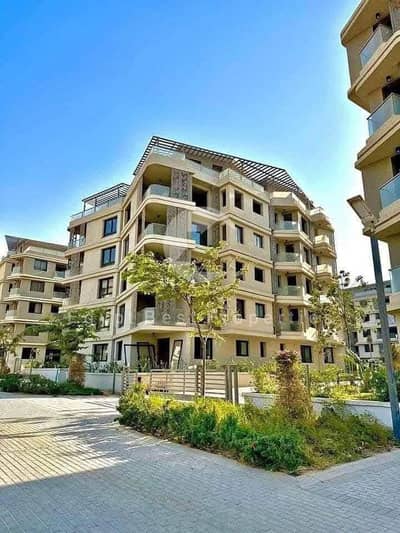 With landscape view Apartment for Sale 3bd fully finished with lowest price in market and 12 yrs plan in 6 october badya palm hills