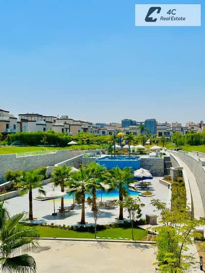 Twin House Villa for sale 300 m ready to move with 10,000,000 DP prime location open landscape view in AZZAR 2 Fifth Settlement New Cairo