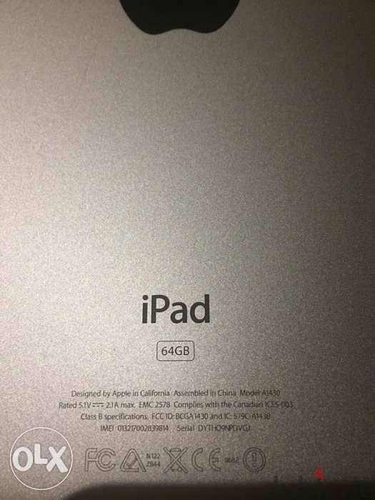 ipad 3 wifi & sim card 64 GB 3