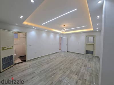 3-bedroom apartment for rent under new law in Sheraton Airport, open view of the airport, ultra super lux modern finishing, elevator and garage space, first tenant