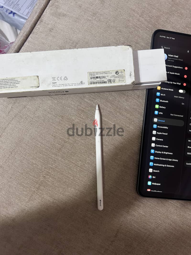 Ipad pro 12.9 4th Generation + Apple Pencil 2nd Generation 1