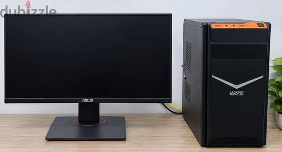 تجميعه جيمنج وشاشه asus tuf gaming VG249Q 144hz