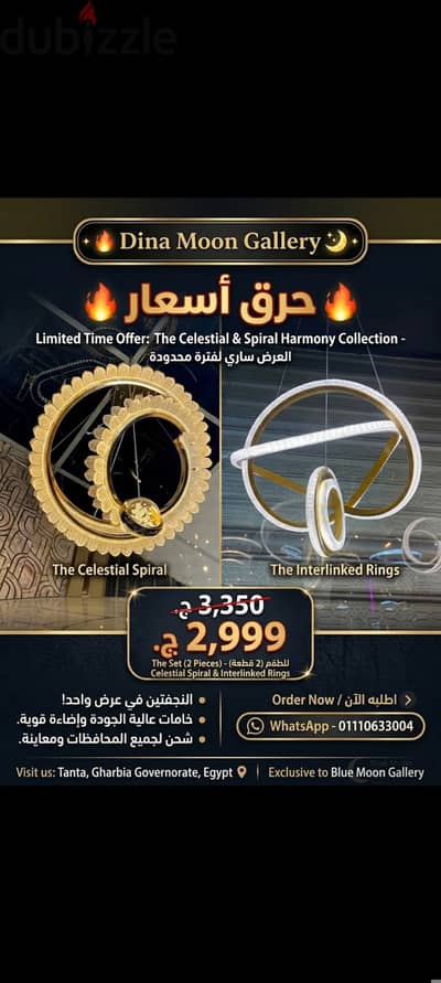 اعلان دينا مون للنجف