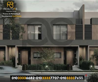 فيلا تاون هاوس كورنر للبيع 215م كمبوند صن كابيتال تسهيلات 7 سنوات