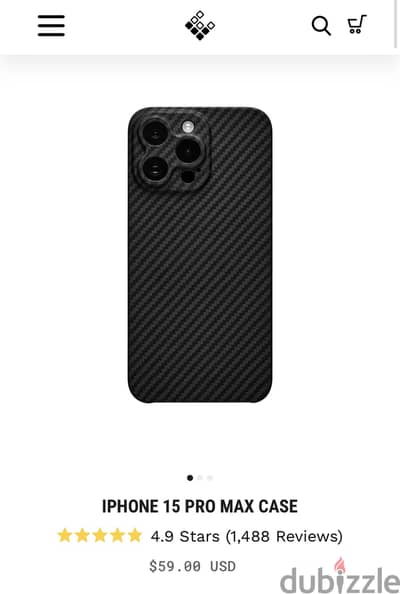 Original Aramid Fiber Latercase For iPhone 15 Pro Max