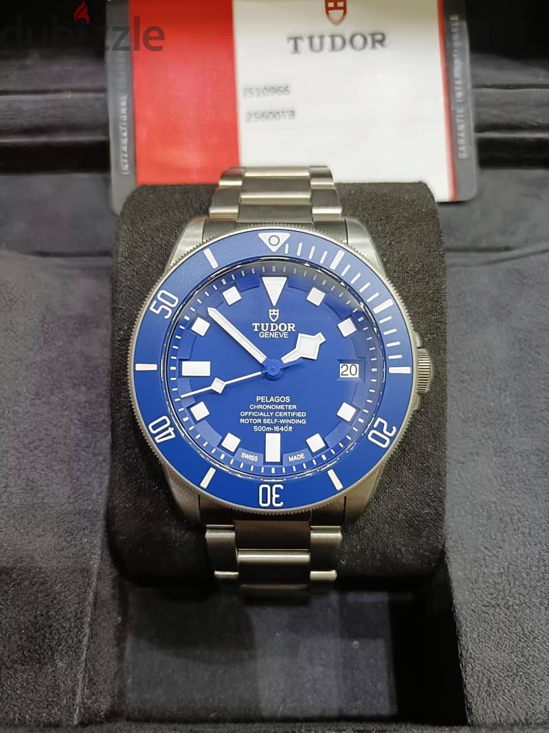 Tudor pelagos titanium blue 1