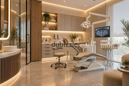 Clinic for sale on the Corniche at a complete entertainment mall in Mokattam