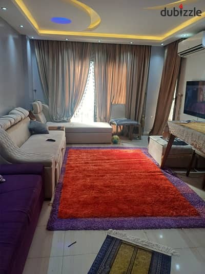 Furnished apartment for rent 122 m in Al Rehab with excellent finishes and furnishings