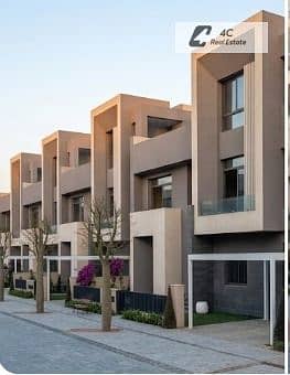Bahry townhouse for sale 300 m prime location direct in lagoon 4 bedrooms in Saada Compound First Settlement