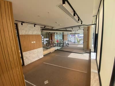 Office for rent 217m air-conditioned and furnished in WATERWAY 5A - Al Tagamoa Al Khames