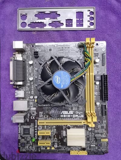 بورده H81 Asus و معالج i5 جيل رابع