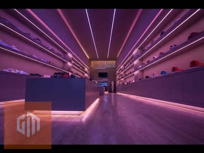 Prime Location Shop 600 SQM for Rent North 90th Street Fifth Settlement New Cairo