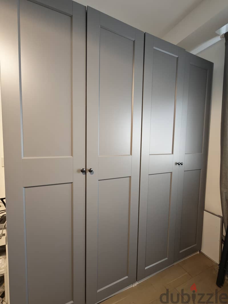 Full Ikea bedroom Grey color 1