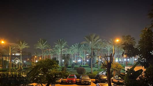 Furnished apartment for rent with ultra-super-luxury finishing and a private garden, located in a prime location next to Mall 2 and Gate Way Mall, off