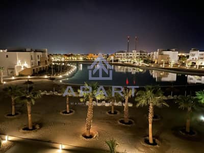 شاليه مباشرة على الكريستال لاجون في سوان ليك الجونة 3 غرف ماستر و غرفة مربية – بسعر خاص