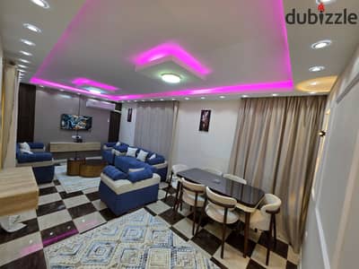 Furnished, air-conditioned hotel-style apartment next to City Stars, available for daily and monthly rent for families. Excellent location in Nasr Cit