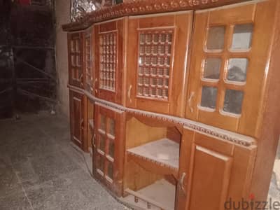 مطبخ خشب الجزء العلوي فقط