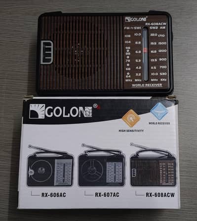 راديو Golon RX-608ACW جديد بدون كبل الطاقه معاه بطاريه فقط