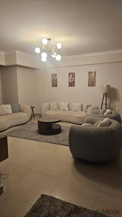Very luxurious apartment with high-quality finishing and distinctive furnishing for rent, furnished in Smouha, Alexandria