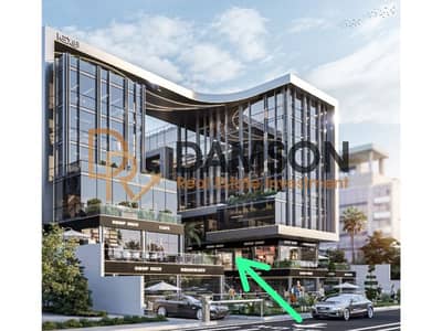 62 sqm commercial shop for sale in the 2nd Sector, Fifth Settlement, directly on South 90th Street, next to Narges Villas Monorail Station and Rehab