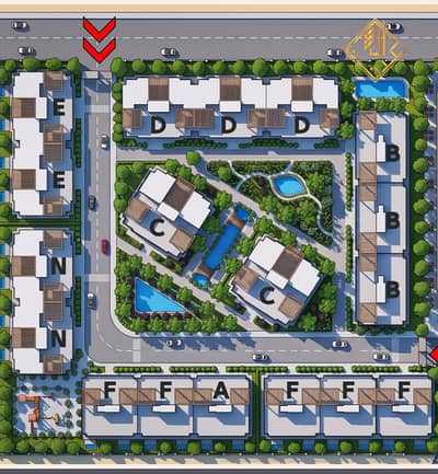 دوبلكس للبيع بموقع مميز في حدائق اكتوبر بالتقسيط علي 8 سنوات