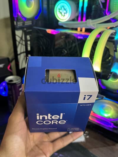 للبيع معالج i7-14700F جديد New لم يستخدم ضمان 3 سنين سعر لقطه