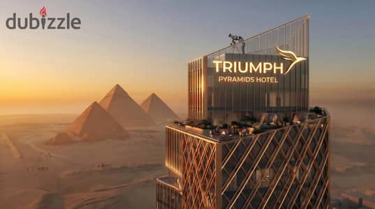 استديو فندقي للبيع 42م أمام الأهرامات استثمار بالدولار متشطب بالفرش و التكيفات باقوي فرصه استثمارية تقسيط 10 سنوات