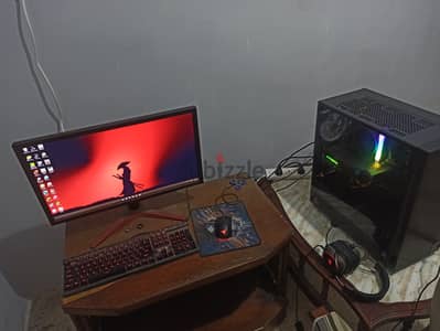 Gaming pc and monitor