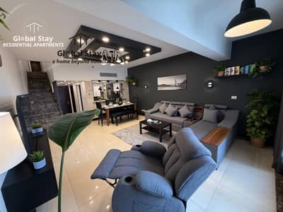 Luxury Serviced Apartment for Rent in Porto New Cairo | South 90th St Directly Facing AUC - Fully Furnished