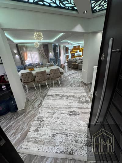 Furnished apartment for rent 130 square meters in Al-Rehab, phase seven, hotel finish