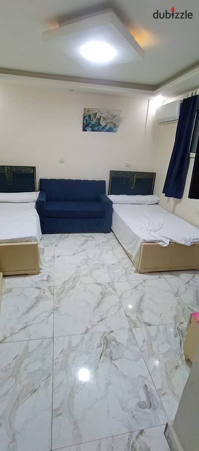 Studio for rent, Al-Hay Al-Awwal, 6 October, the eighth neighborhood, ground floor