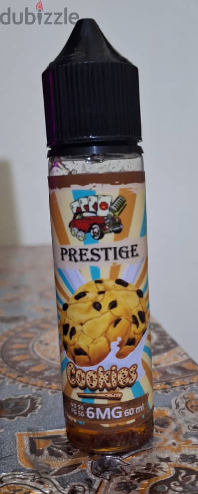 ليكويد برستيج 60 ملى 6 نيكوتين نكهة كوكيز كريم Prestige Cookies vape