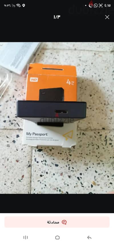 Hard External WD - هارد ديسك نقال - My passport 4Tera