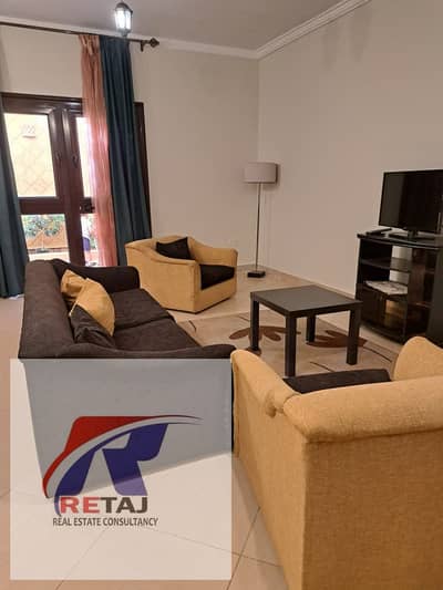 Fully furnished 100 sqm studio for rent in Southern Investors (Al-Mostathmereen Al-Janoubeya) – Fifth Settlement, near South Teseen Street, AUC, GUC,
