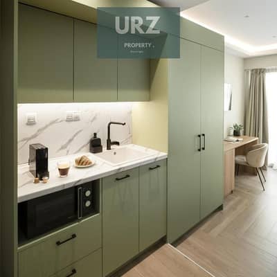 Investment apartment with high rental yield in Taj City with 10 year installments in the latest phase on Suez Road facing Cairo Airport near Sheraton