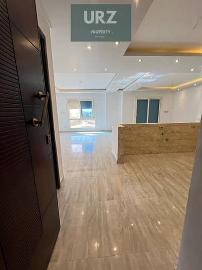 A great deal on a double-view apartment for sale at half price in Taj City next to Taj Sultan directly opposite the airport on the Suez Road