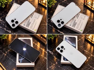 Apple - iPhone 16 Pro مفهوش خدش واحد مدفوع الضريبه